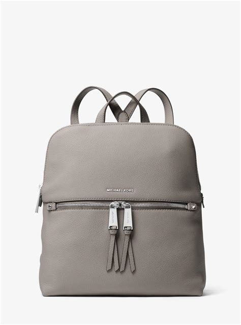 michael kors gray bag with tassels|Michael Kors backpack gray.